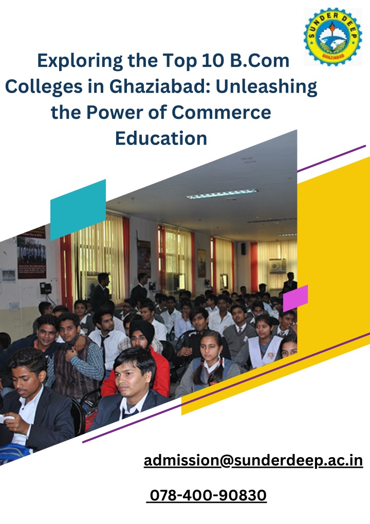 exploring the top 10 b com colleges in ghaziabad