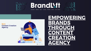 Empowering Brands through Content Creation Agency