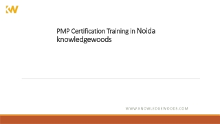 pmp certification training in noida knowledgewoods