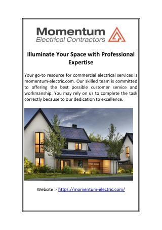 Illuminate Your Space with Professional Expertise
