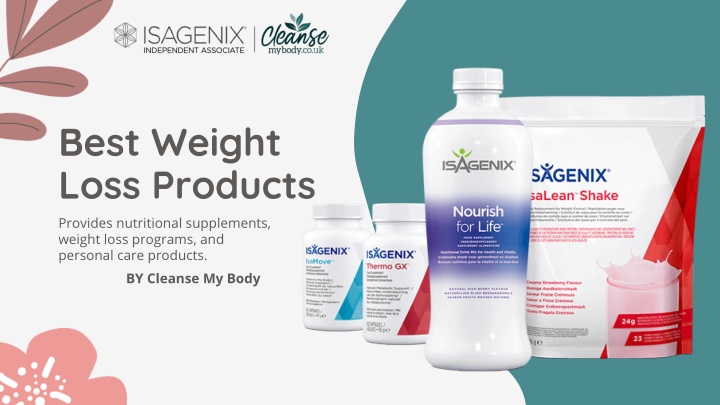 best weight loss products provides nutritional
