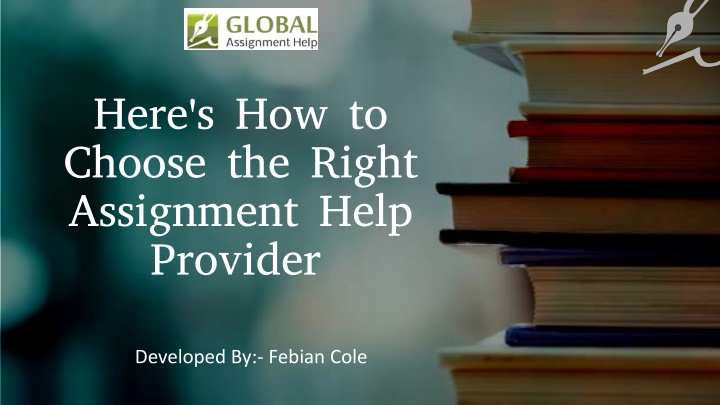 here s how to choose the right assignment help provider