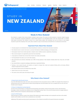 Study in New Zealand Colleges, Fees, Cost, Scholarships, and VISA