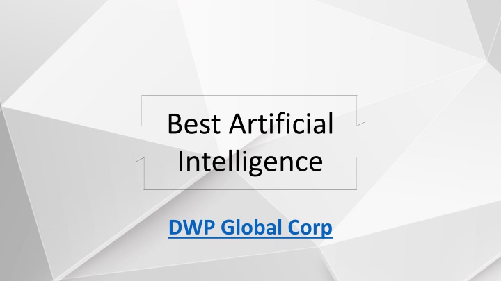 best artificial intelligence