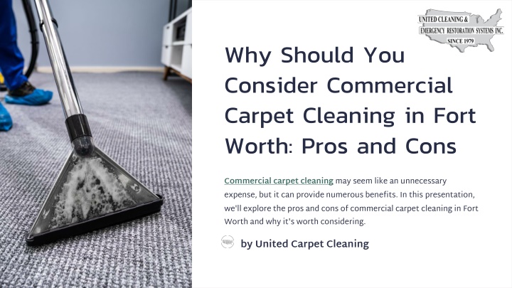 why should you consider commercial carpet