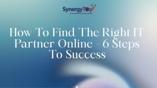 how to find the right it partner online 6 steps