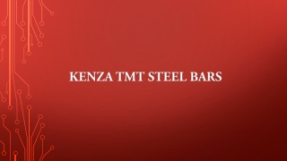KENZA TMT STEEL BARS