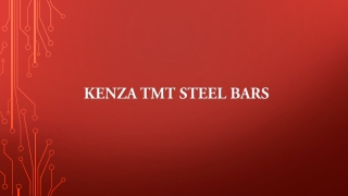 kenza tmt steel bars