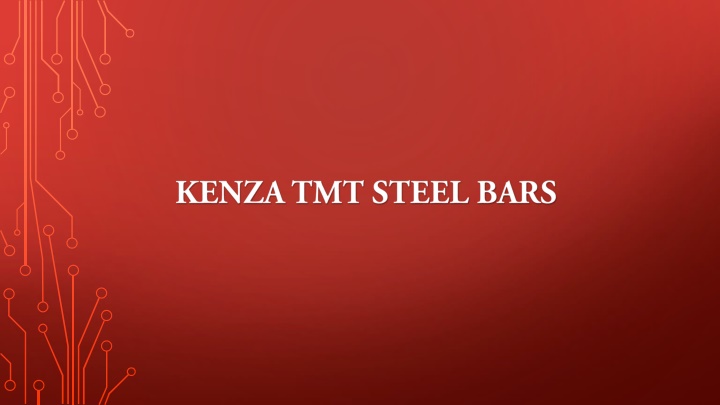 kenza tmt steel bars