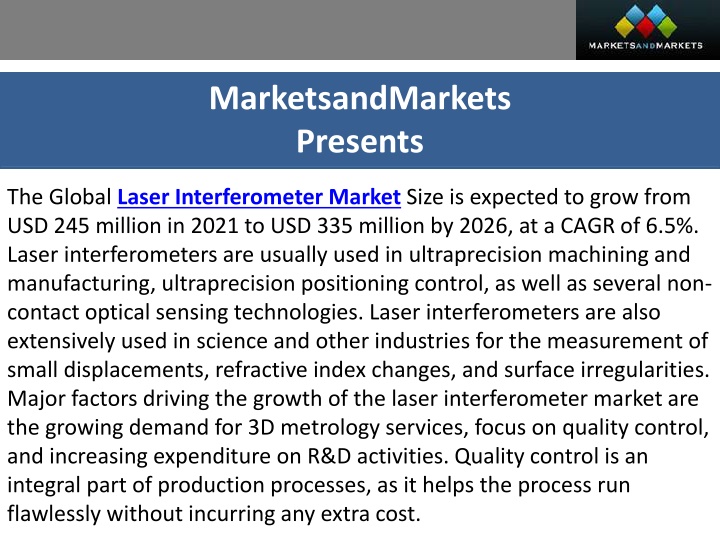 marketsandmarkets presents