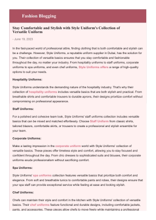 fashion blogging