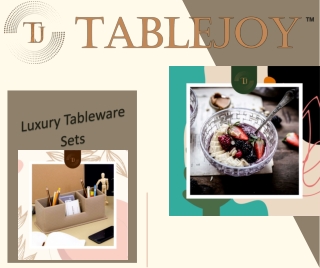 l uxury tableware s ets