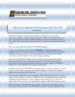 Boost Your Website's Performance with VPS SSD Hosting - slide 1