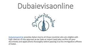 Dubaievisaonline