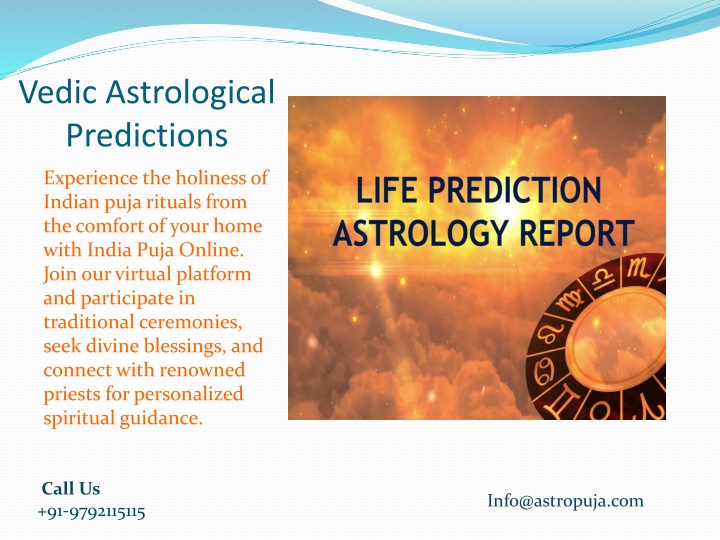 vedic astrological predictions