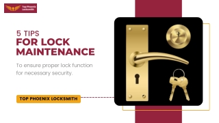 5 Tips for Lock Maintenance
