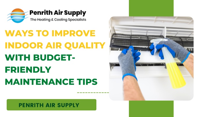 ways to improve indoor air quality with budget