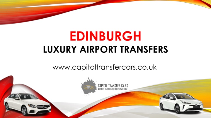 edinburgh luxury airport transfers