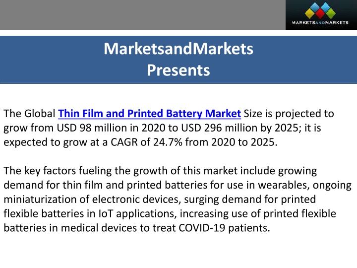 marketsandmarkets presents