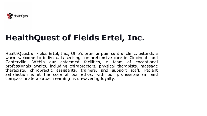 healthquest of fields ertel inc