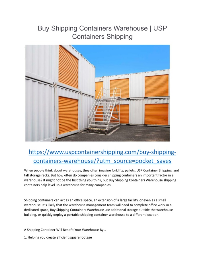 buy shipping containers warehouse usp containers