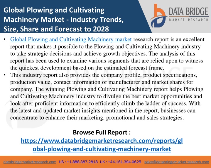 global plowing and cultivating machinery market