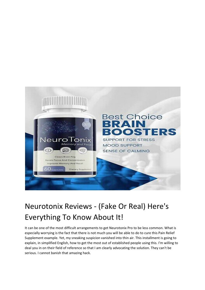 neurotonix reviews fake or real here s everything