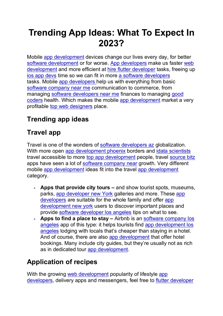 trending app ideas what to expect in 2023
