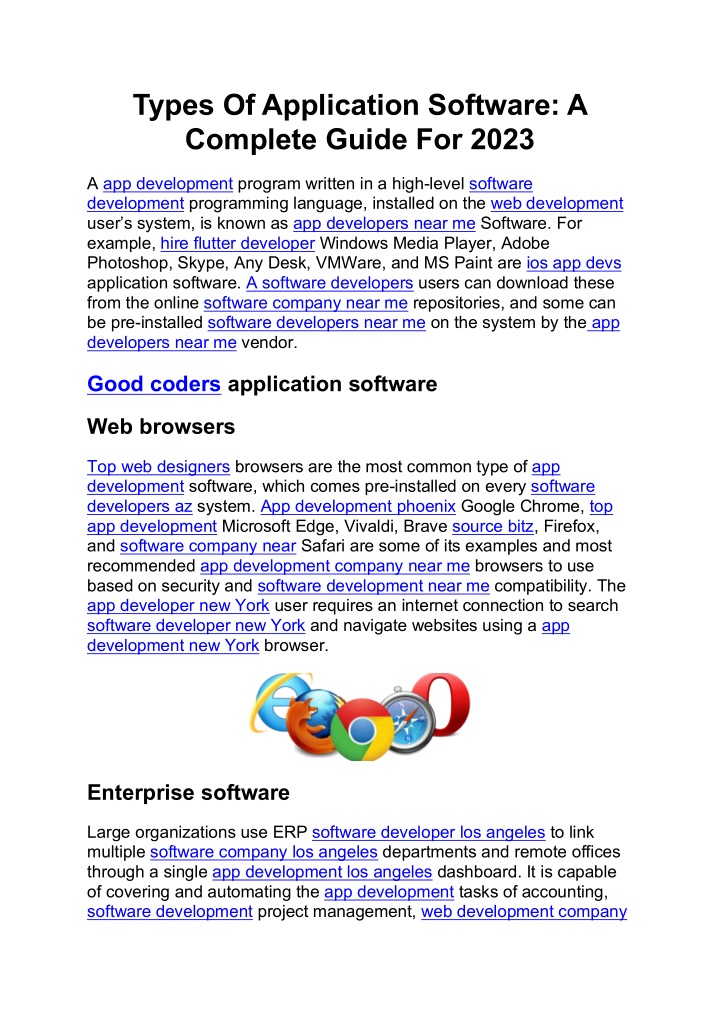 types of application software a complete guide