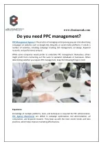 Do you need PPC management? - slide 1