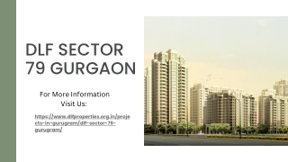 DLF Sector 79 Gurgaon – Premium Residential Apartments