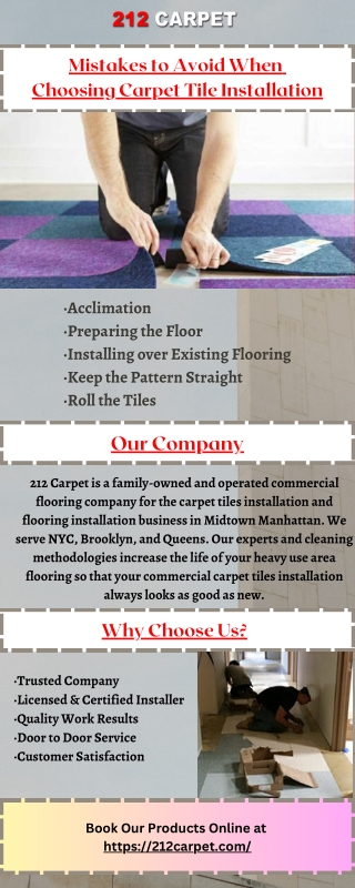 mistakes to avoid when choosing carpet tile