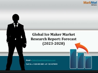 Global Ice Maker Market Research Report: Forecast (2023-2028)