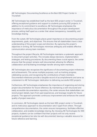 ab technologies documenting excellence