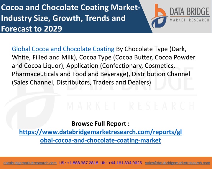 cocoa and chocolate coating market industry size