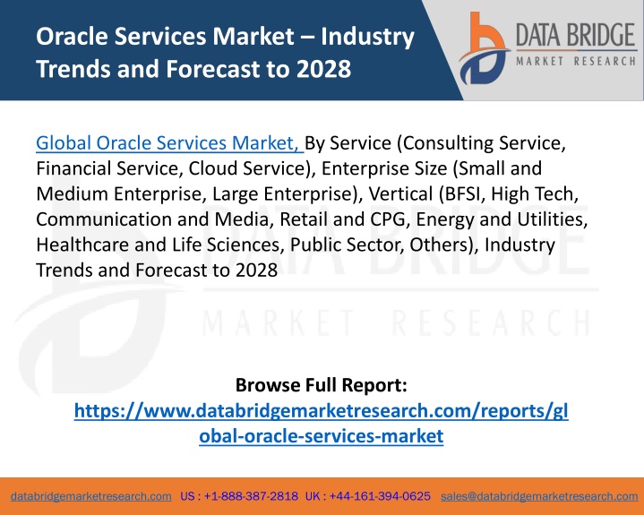 oracle services market industry trends