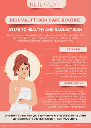 Rejuvalift Skin Care Routine Steps to Healthy and Radiant Skin