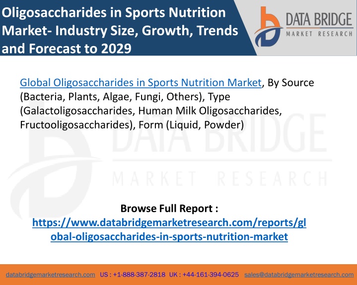 oligosaccharides in sports nutrition market