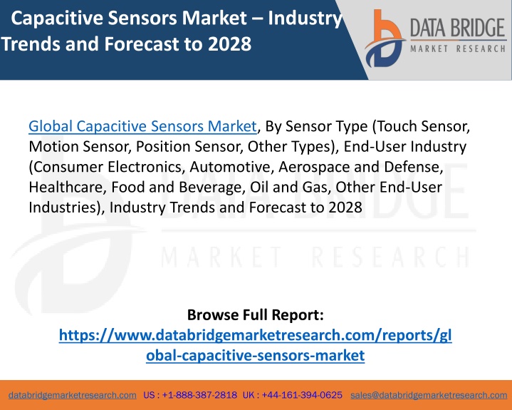 capacitive sensors market industry trends