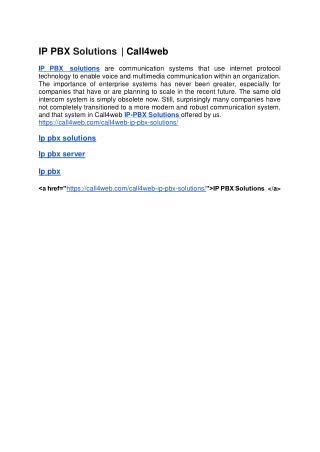 ip pbx solutions call4web ip pbx solutions