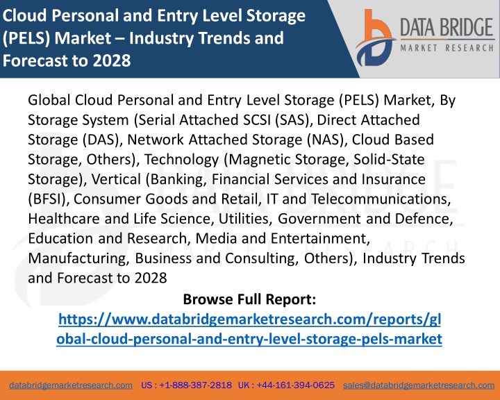 cloud personal and entry level storage pels
