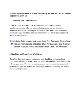 enhancing business process efficiency with