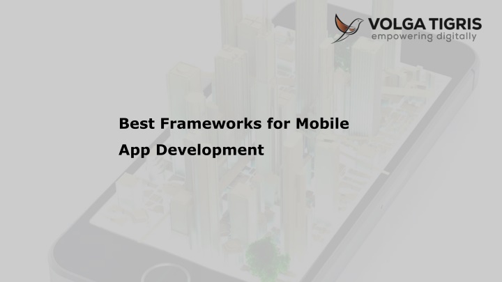 best frameworks for mobile app development