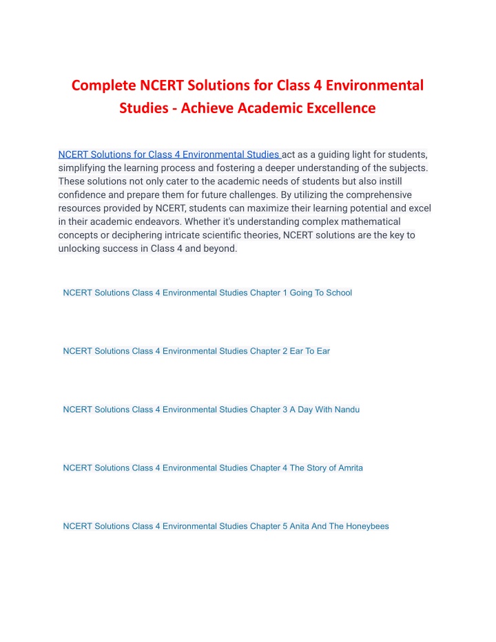 complete ncert solutions for class