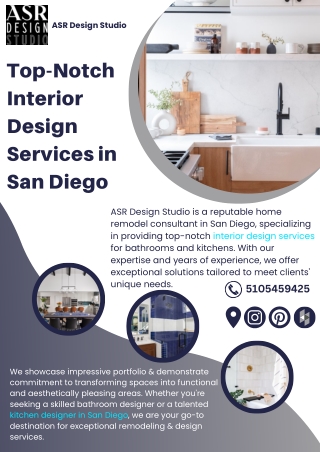 Top-Notch Interior Design Services in San Diego