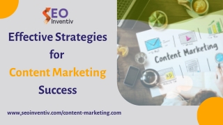Strategies for Content Marketing Success