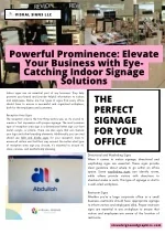 Powerful Prominence Elevate Your Business with Eye-Catching Indoor Signage Solutions - slide 1