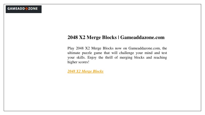 2048 x2 merge blocks gameaddazone com