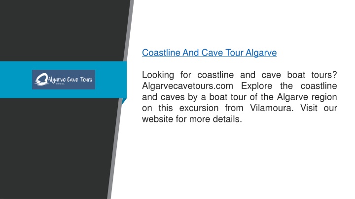 coastline and cave tour algarve looking