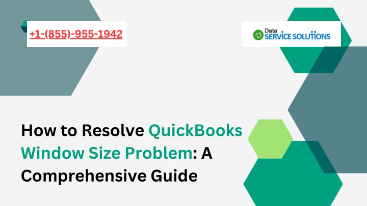 how to resolve quickbooks window size problem